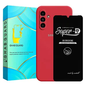Ghab Guard SILICONSUPERD Cover With Screen Protector For Samsung Galaxy A14 4G / A14 5G