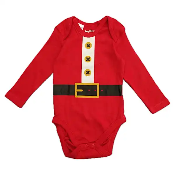 بادی آستین بلند نوزادی لوپیلو مدل کریسمسی کد 2024 مجموعه 2 عددی