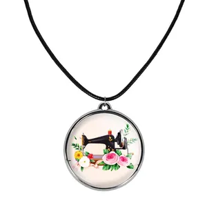 گردنبند خندالو مدل چرخ خیاطی کد 2800428005