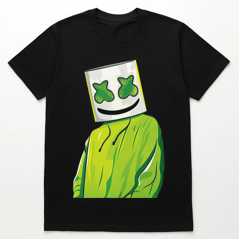 تی‌شرت آستین کوتاه مردانه پاد آفرین مدل مارشمالو کد 1545