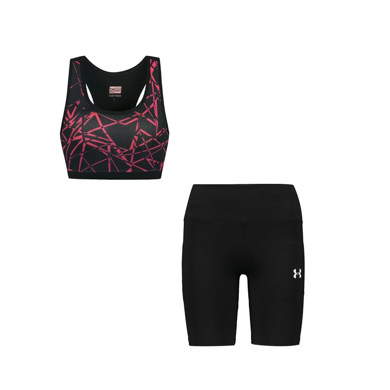 ست نیم تنه و شلوارک ورزشی زنانه مدل 1902-69