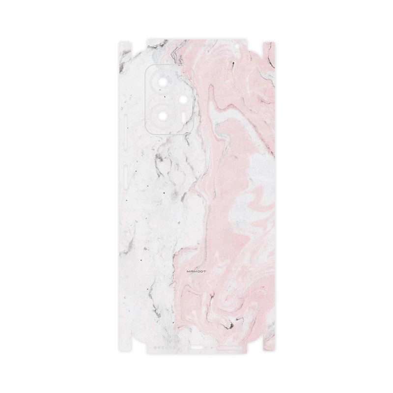 برچسب پوششی ماهوت مدل Blanco_Pink_Marble-FullSkin مناسب برای گوشی موبایل شیائومی Poco X4 GT