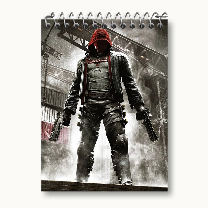 دفتر یادداشت 50 برگ خندالو مدل بتمن شوالیه آرخام Batman Arkham knight کد 30276