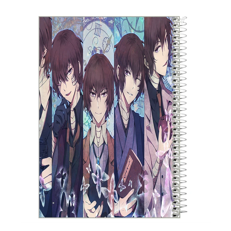 دفتر زبان 60 برگ طرح انیمه سگ های ولگرد بانگو کد z571