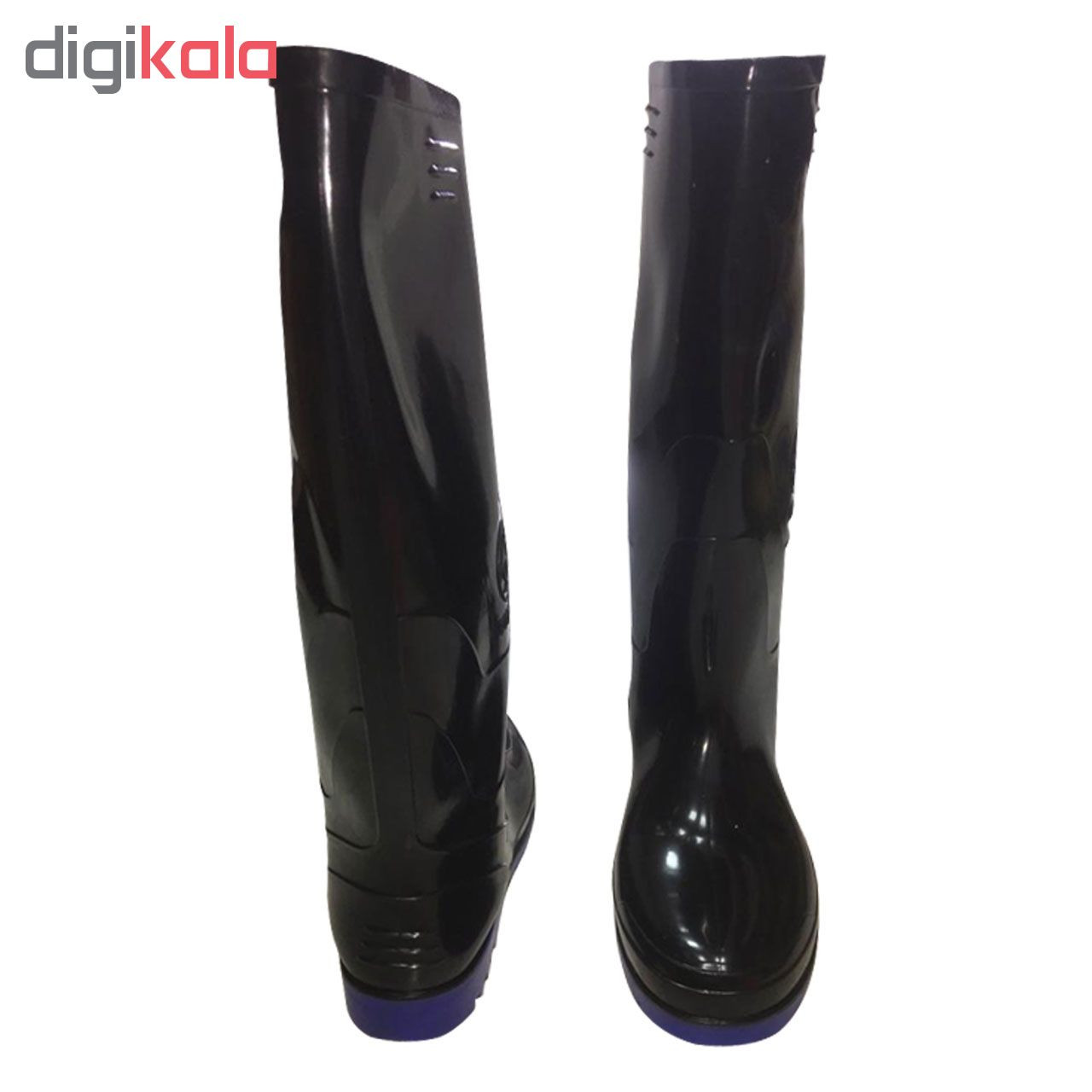 چکمه ایمنی اتحاد مدل مواد نو IGD رنگ مشکی زیره آبی چکمه ایمنی اتحاد مدل مواد نو IGD رنگ مشکی زیره آبی