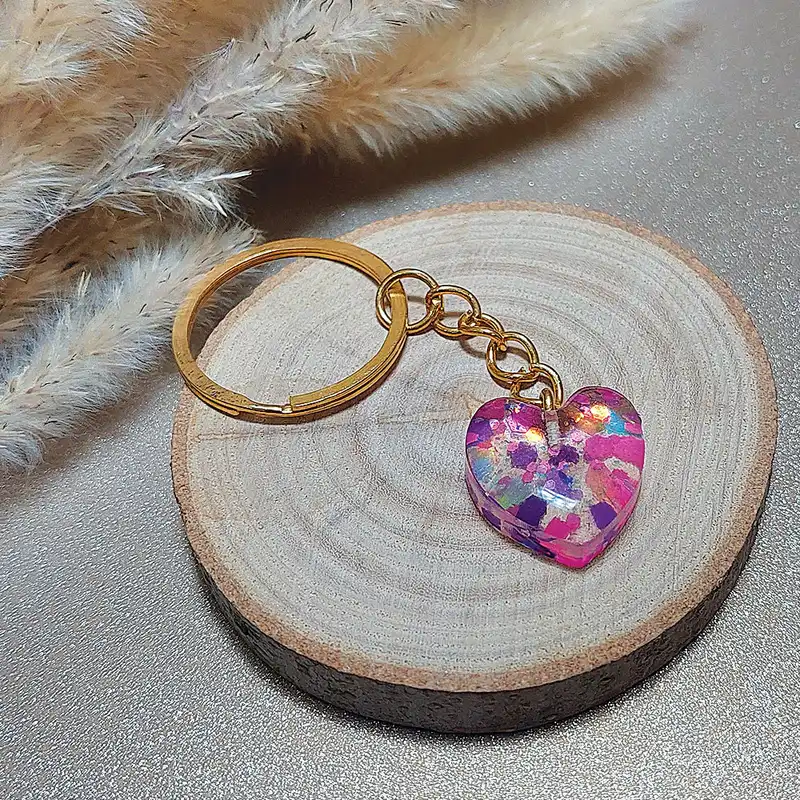 جاکلیدی رزینی مدل قلب کد KH05