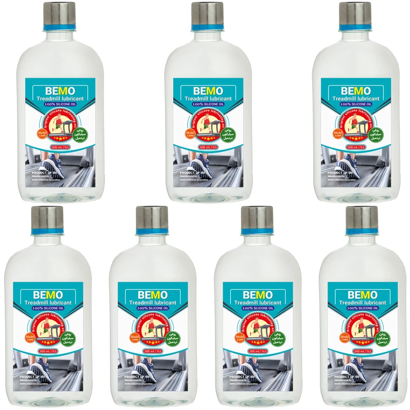 روغن تردمیل بمو مدل 1200 حجم 500 میلی لیتر بسته 7 عددی