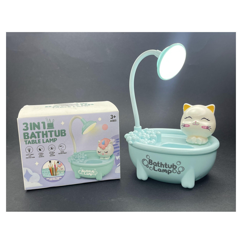 چراغ مطالعه مدل سه کاره شارژی طرح BATHTUB