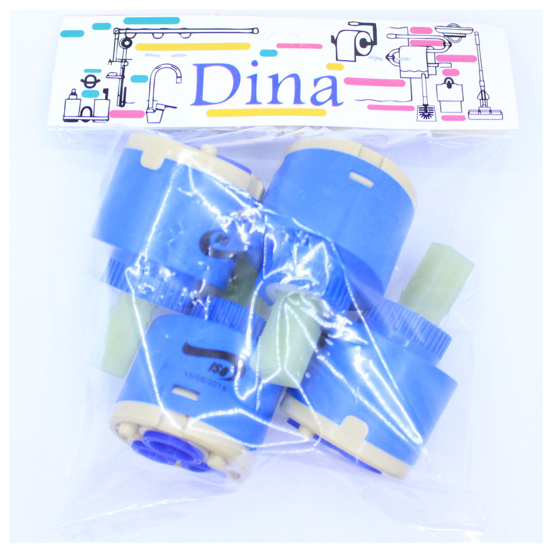 مغزی شیر اهرمی دینا مدل iso40 بسته 4 عددی