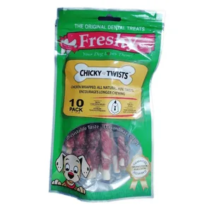  غذای خشک سگ فرشی مدل  Chicky Twists وزن 90 گرم