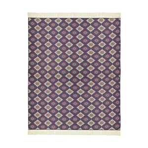 فرش پارچه ای طرح لوزی