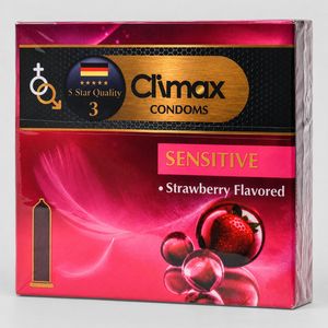 کاندوم کلایمکس مدل Sensitive  بسته 3 عددی