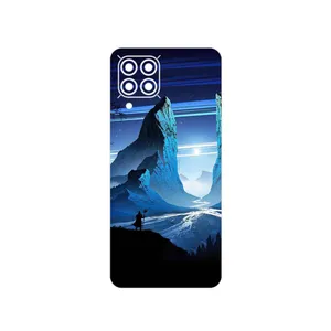 MAHOOT Blue Mountains Digital Art Cover Sticker for Samsung M53