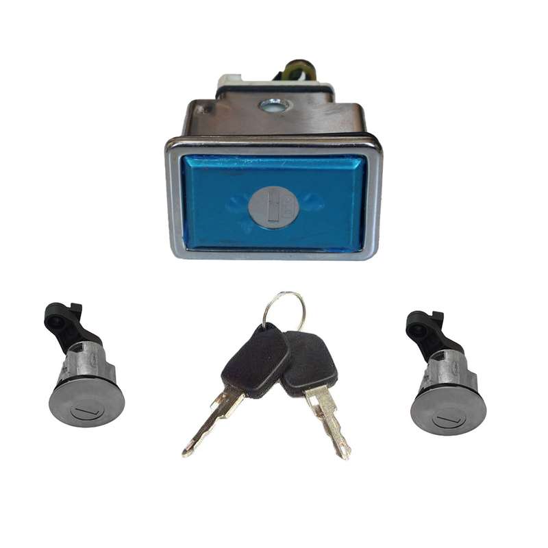 سوئیچ و قفل در و صندوق خودرو قطعه سازان کبیر مدل KEY-405-598 مناسب برای پژو 405 مجموعه 5 عددی