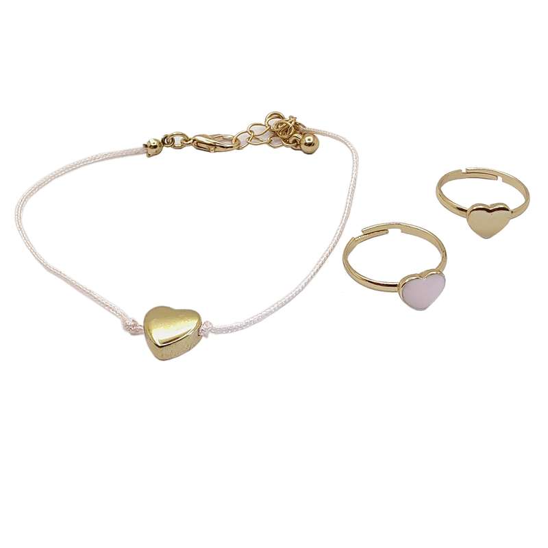 نیم ست دخترانه مدل قلب