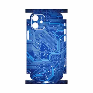 MAHOOT Blue Printed Circuit Board-FullSkin Cover Sticker for Apple iPhone 12 mini