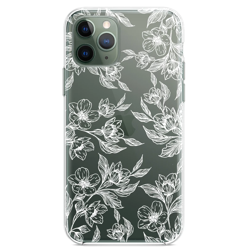 کاور مگافون طرح گل مدل C50-W مناسب برای گوشی موبایل اپل iPhone 11 Pro