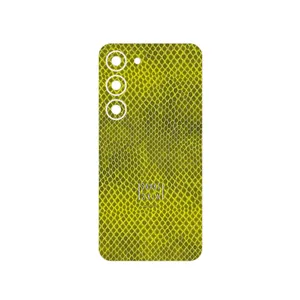 MAHOOT Yellow Snake Skin Cover Sticker for Samsung Galaxy S23