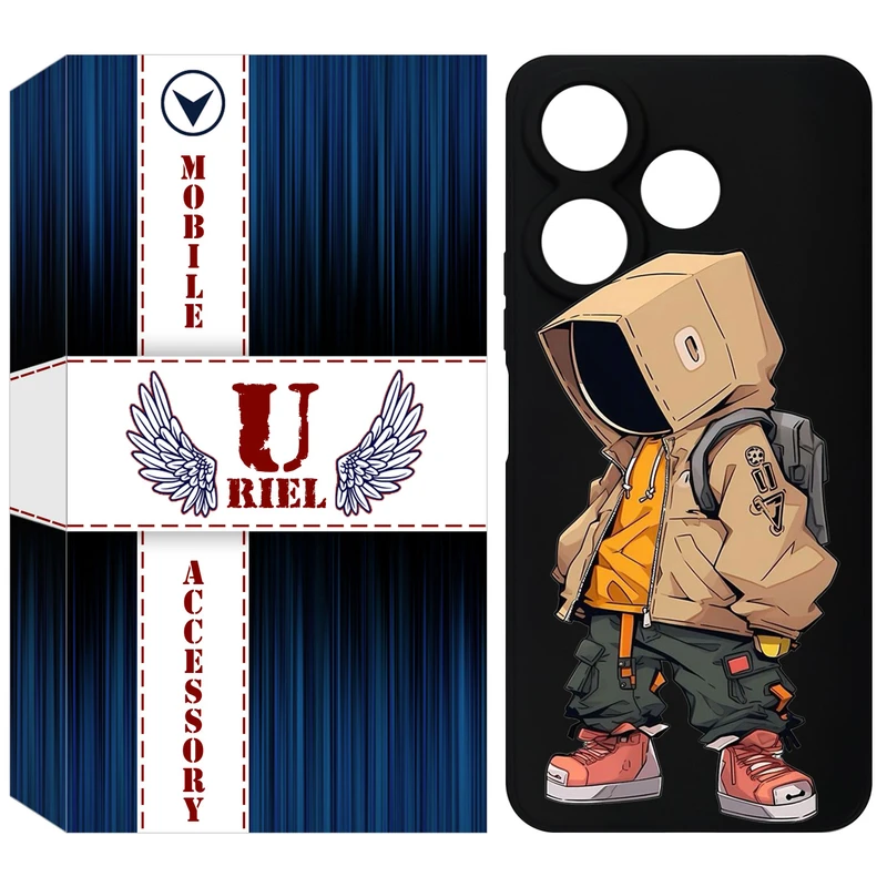 کاور یوریل قاب مدل KSH کد 39 طرح پسر مناسب برای گوشی موبایل شیائومی Redmi 13 4G / Redmi 13 5G / Poco M6 4G