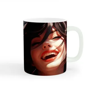 ماگ طرح دخترانه دوست داشتنی کد wall-8165