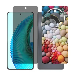 Glass together model privacy screen protector suitable for Honor X9b mobile phone with back cover sticker