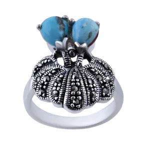 انگشتر نقره زنانه  بازرگانی میلادی کد AW_188