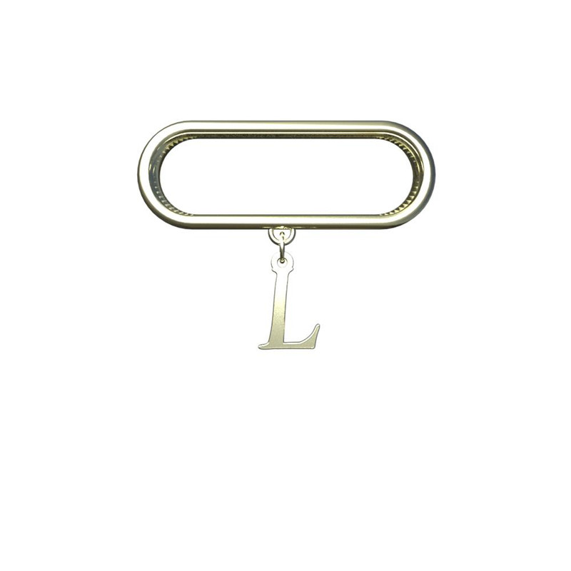 آویز ساعت طلا 18 عیار زنانه مدوپد مدل حرف L کد SL1-1754