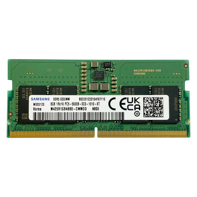 رم لپ تاپ DDR5 5600B مگاهرتز CL46 سامسونگ مدل M425R1GB ظرفیت 8 گیگابایت رم لپ تاپ DDR5 5600B مگاهرتز CL46 سامسونگ مدل M425R1GB ظرفیت 8 گیگابایت