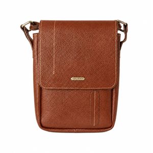 کیف رو دوشی چرم یلسان مدل ماهان کد 010-GF-02