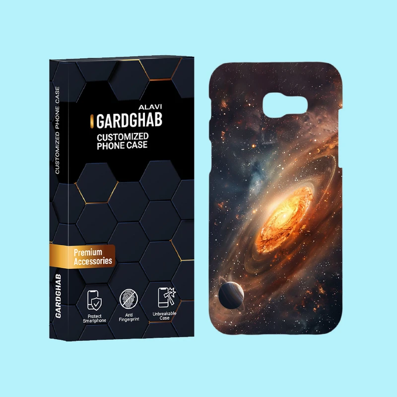 کاور گارد قاب علوی مدل کهکشان مناسب برای گوشی موبایل سامسونگ Galaxy A5 2017 / A520
