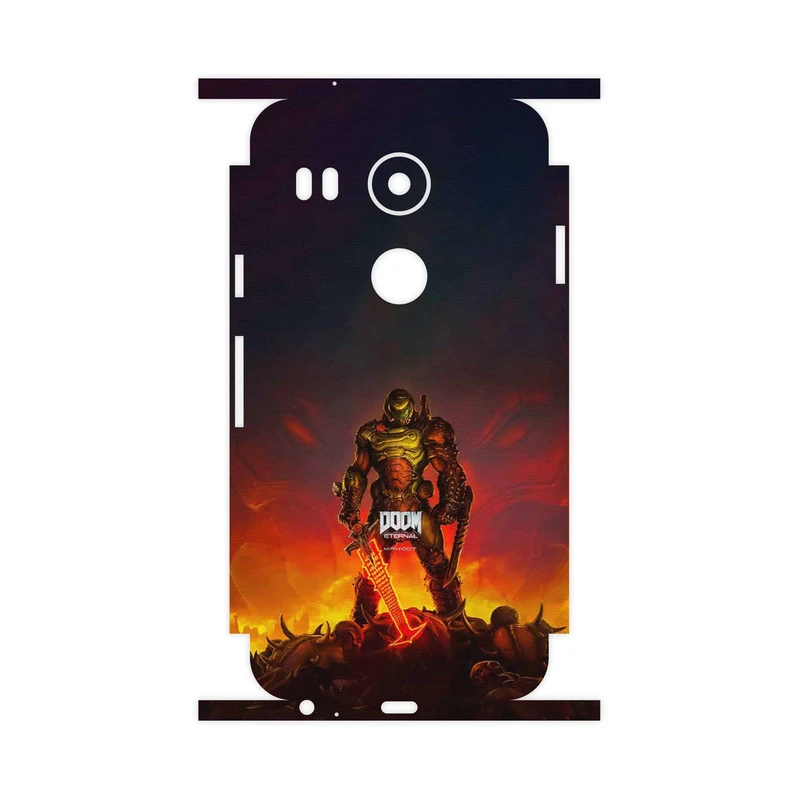 برچسب پوششی ماهوت مدل DOOM Game Series-FullSkin مناسب برای گوشی موبایل گوگل Nexus 5X