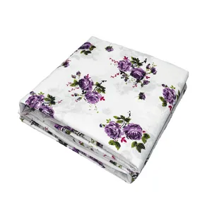 ملحفه ناتوسا مدل کشدار رز دو نفره سایز 200x160 سانتی متر