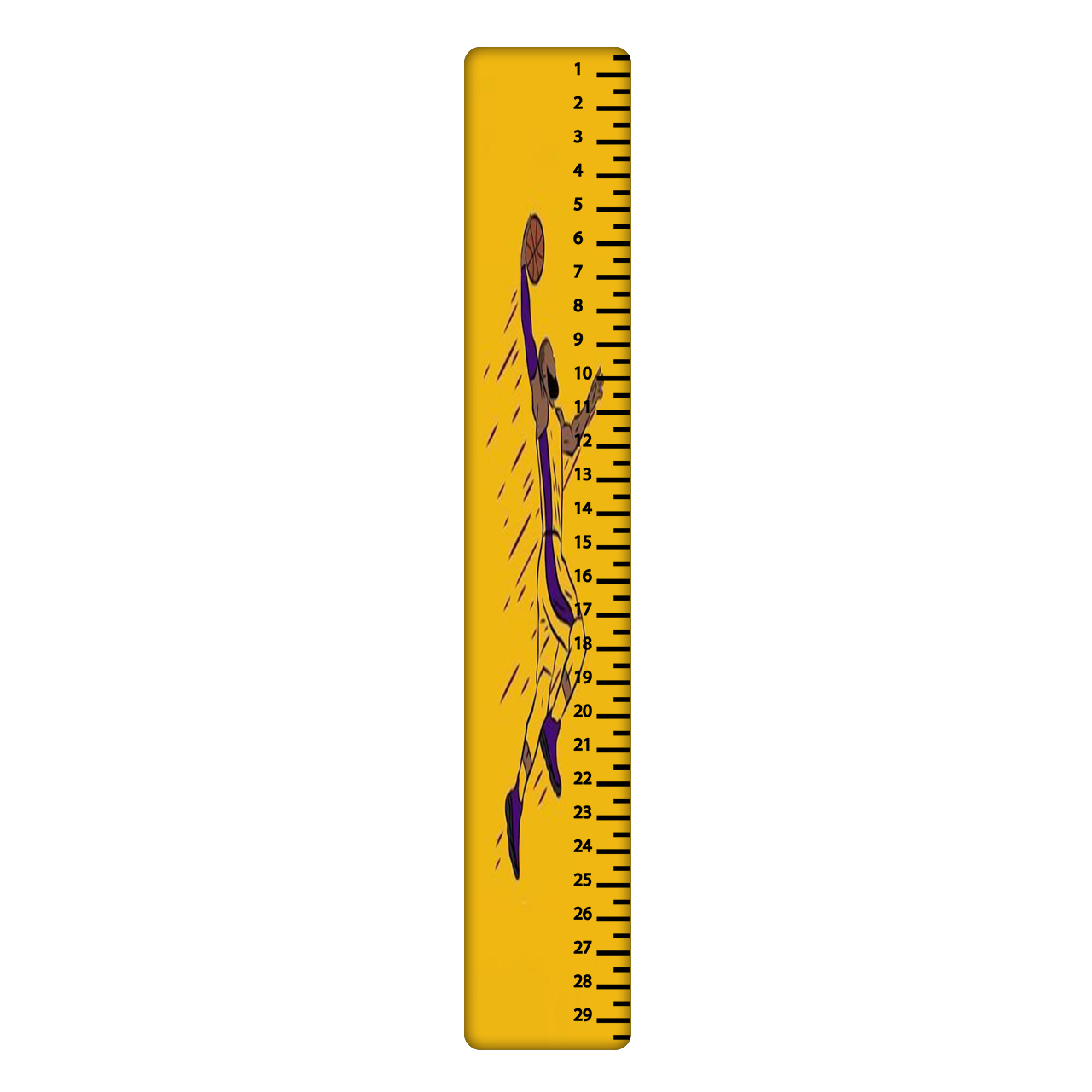خط کش 30 سانتی متر طرح بسکتبال کد 791