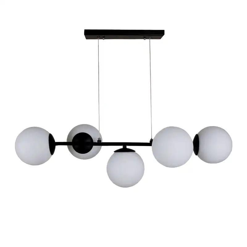 لوستر 5 شعله مدل مولکولی adli018