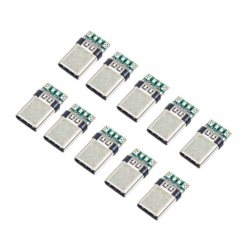 سوکت نری USB-C مدل 4P بسته 10 عددی سوکت نری USB-C مدل 4P بسته 10 عددی