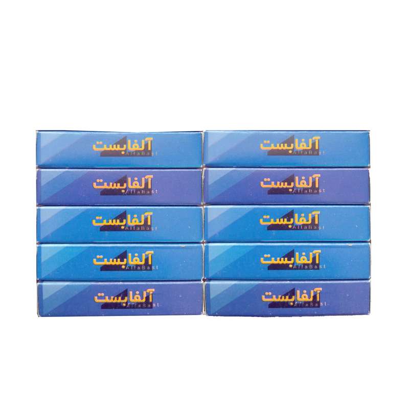 سوزن منگنه بست آلفا مدل سوزن منگنه آلفابست سایز 6x24 میلیمتر جعبه 10000عددی (10بسته 1000عددی)