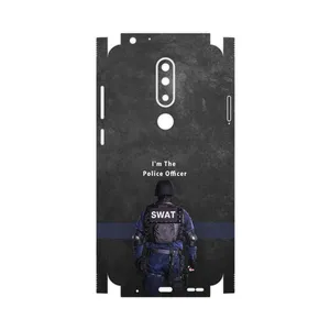 MAHOOT Police Officer-FullSkin Cover Sticker for Nokia 5.1 Plus