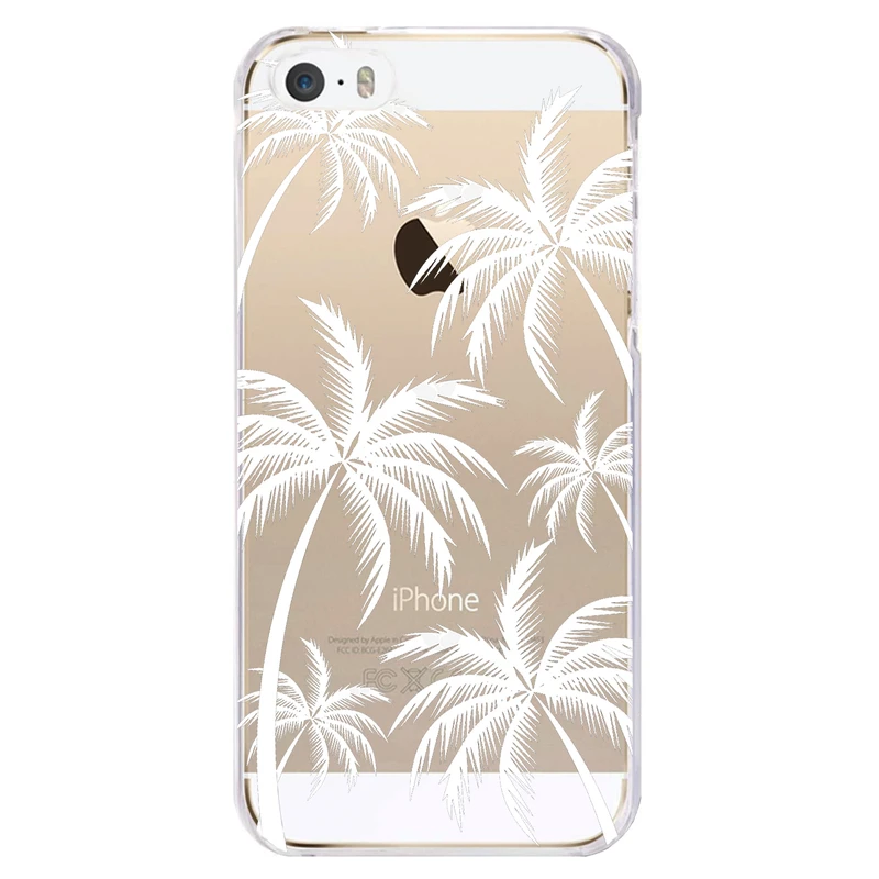 کاور مگافون طرح نخل مدل C52-W مناسب برای گوشی موبایل اپل iPhone 5 / 5S / SE