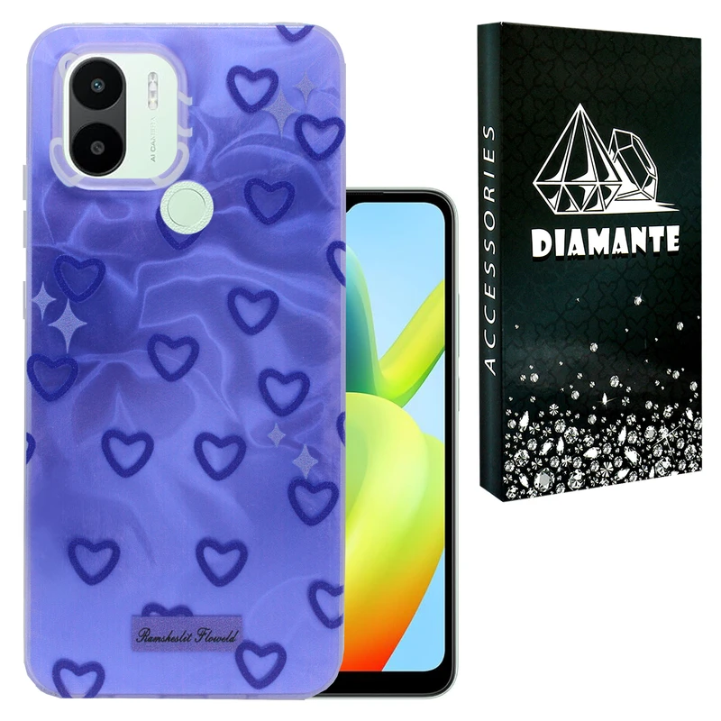 کاور دیامانته مدل Ghalbi Bk مناسب برای گوشی موبایل شیائومی Redmi A2 Plus