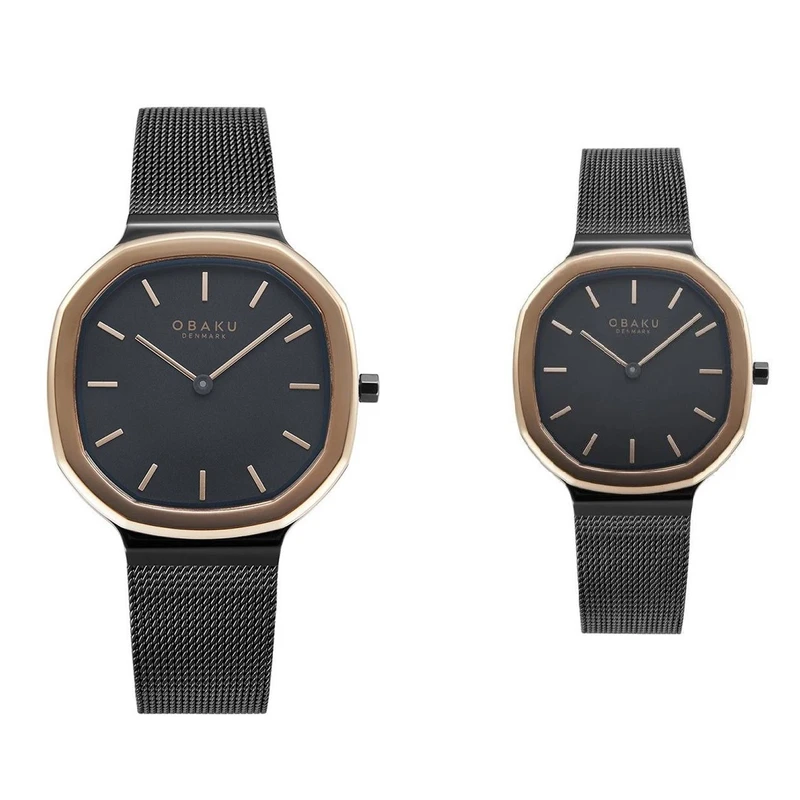 ست ساعت مچی عقربه ای زنانه و مردانه اباکو مدل v253gxmbmb