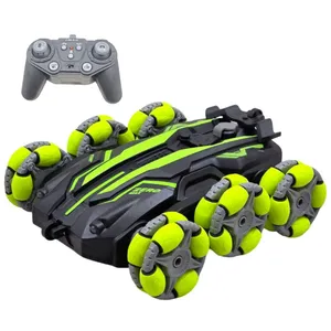 ماشین بازی کنترلی ناب سل مدل صخره نورد شارژی دودزا 6 چرخ RC 6x6 Rock Crawler with Smoke Unit