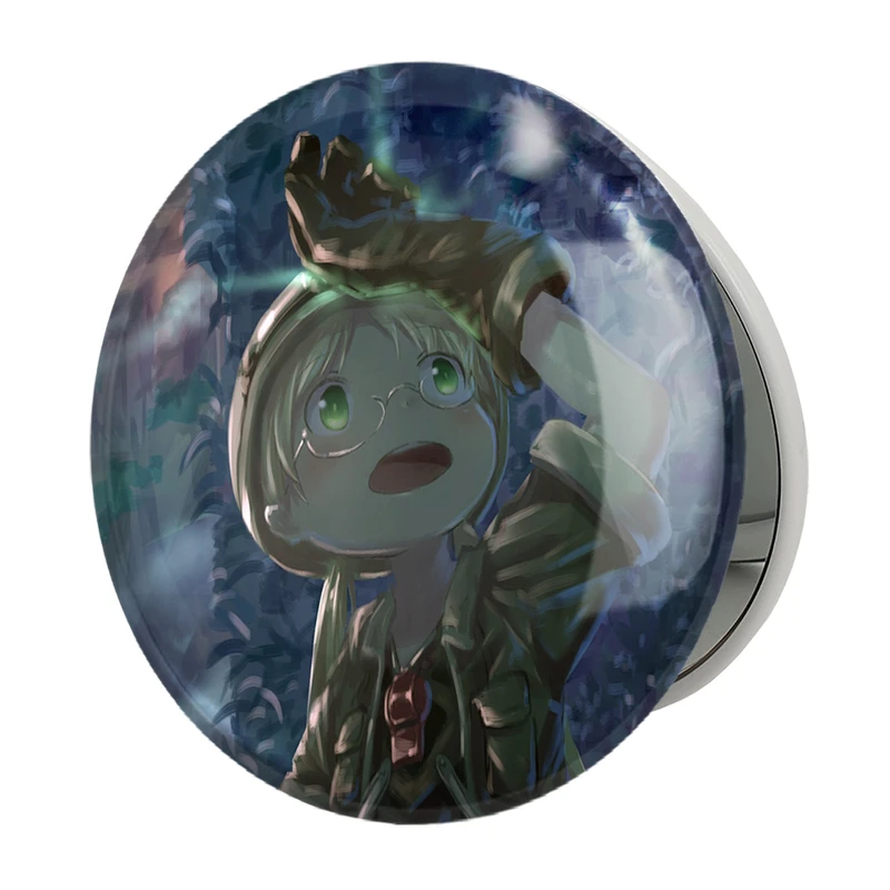 آینه جیبی خندالو طرح ریکو انیمه ساخته شده در پرتگاه Made in Abyss مدل تاشو کد 22089 