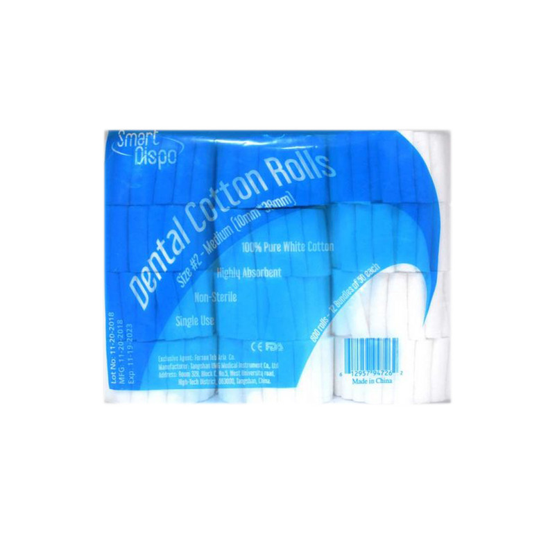 رول پنبه دندانپزشکی دیسپو مدل 02 بسته 600 عددی