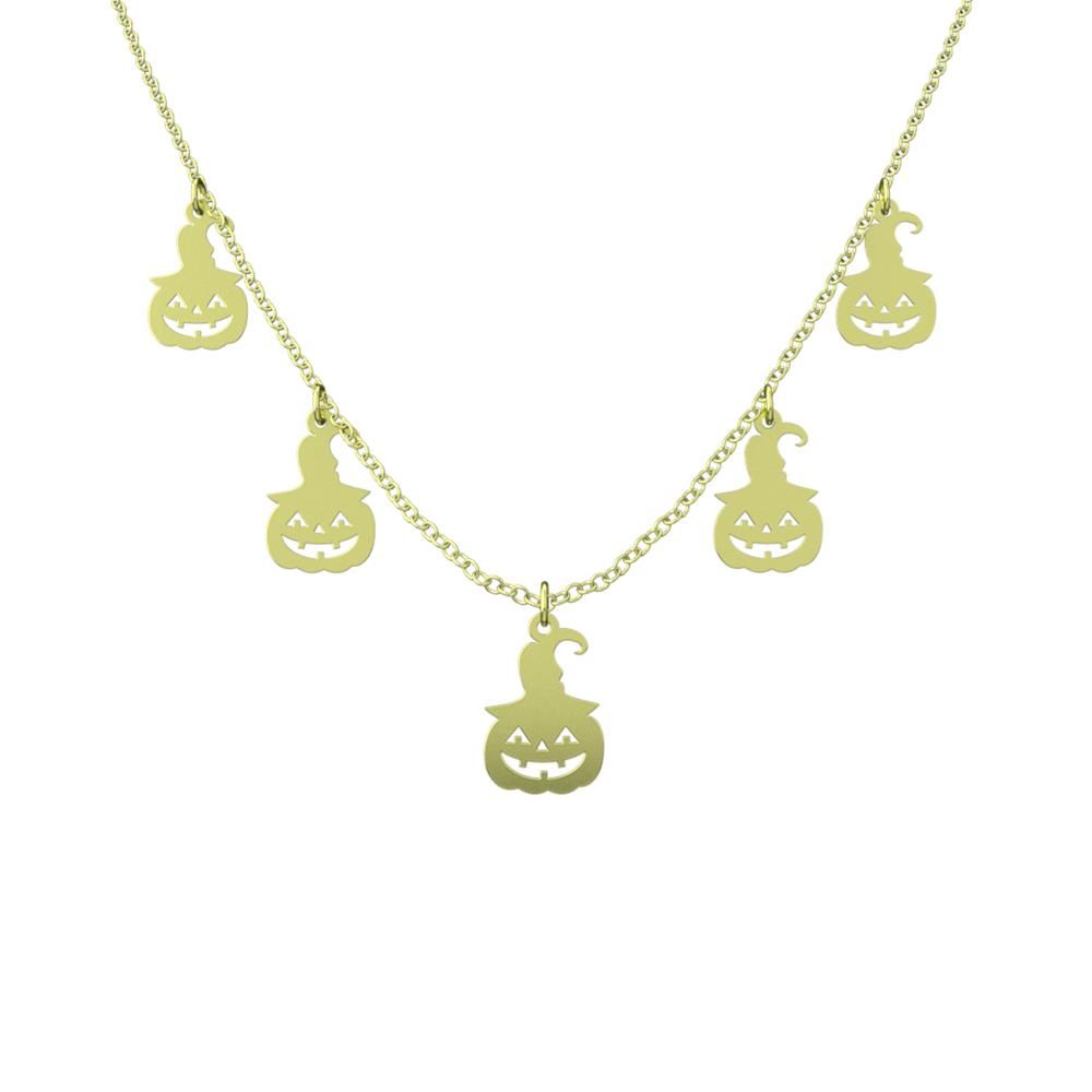 گردنبند طلا 18 عیار زنانه مدوپد مدل هالووین کد RNA17994 - - 5