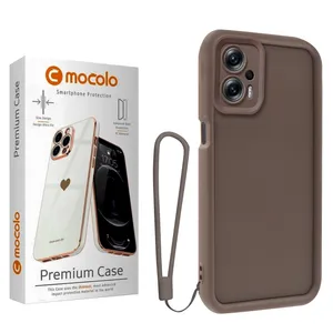 کاور موکولو مدل Silicone Puffer Strap مناسب برای گوشی موبایل شیائومی Poco X4 GT به همراه بند آویز