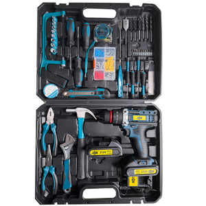 مجموعه 199 عددی دریل پیچ گوشتی چکشی شارژی 10 میلی متری 212 ولت جاب مدل JB-212 INSERT NEW