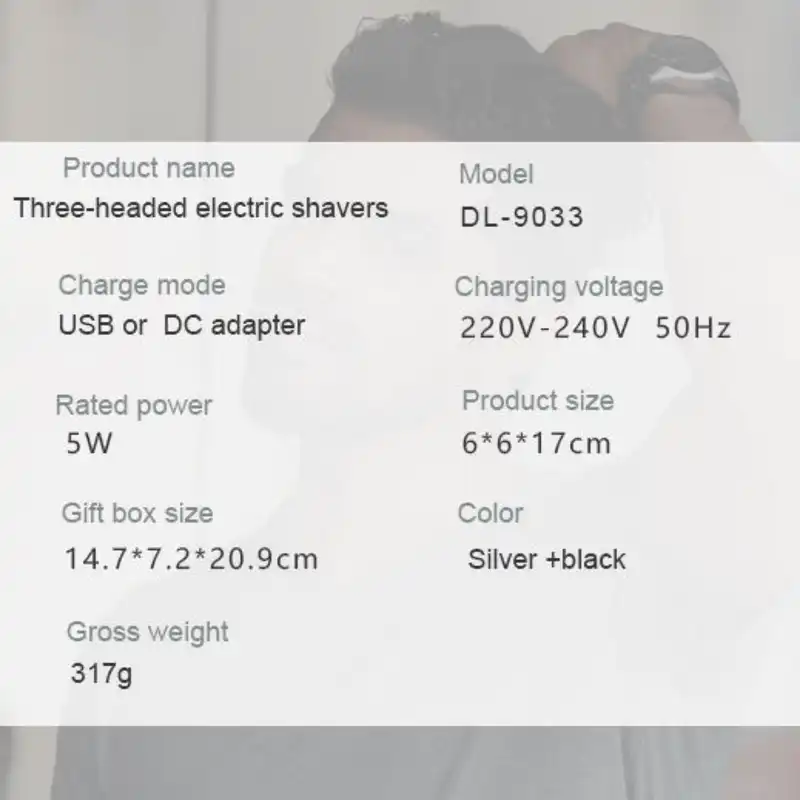 ست ماشین اصلاح موی صورت و بدن شارژی دالینگ مدل dl-9033