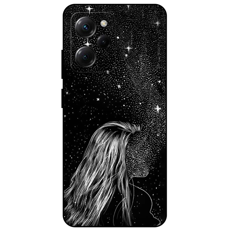 کاور مگافون طرح دخترانه مدل 8264 مناسب برای گوشی موبایل شیائومی Poco X5 Pro  