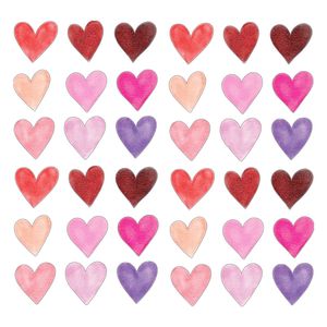نقد و بررسی استیکر دیواری کودک مدل قلب کد 101 مجموعه 36 عددی توسط خریداران