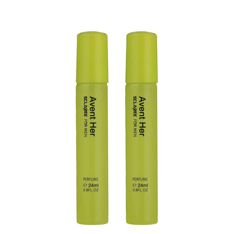 عطر جیبی مردانه اسکلاره مدل Avent Her حجم 24 میلی لیتر مجموعه 2 عددی
